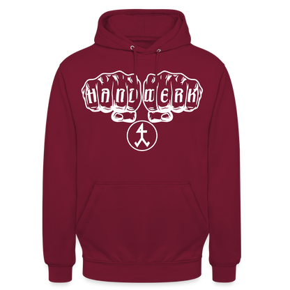 Unisex Hoodie "Steinmetz" Bordeaux Unisex Hoodie