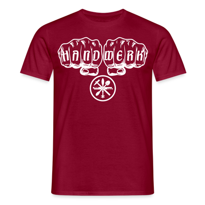 Unisex T-Shirt "Glaser" Ziegelrot Männer T-Shirt