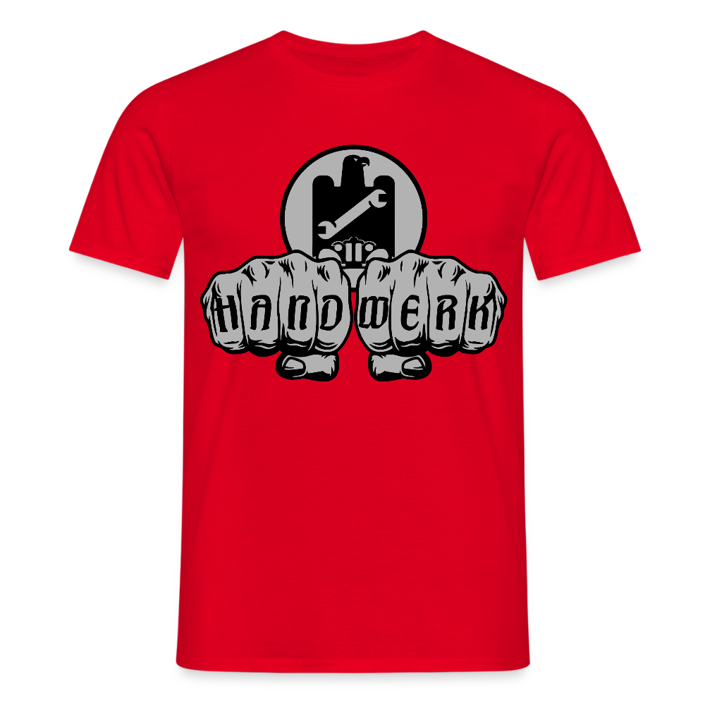 Unisex T-Shirt "KFZ-Mechaniker" Rot Männer T-Shirt