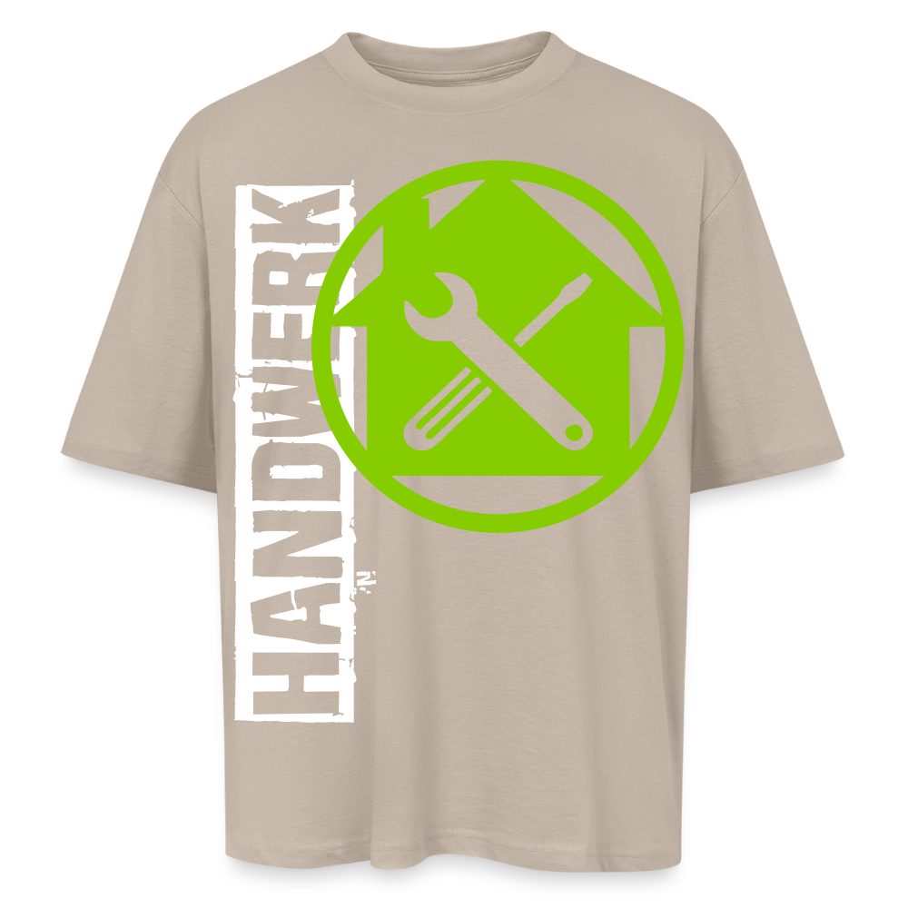 Oversized Unisex T-Shirt "Hausmeister" Sahara Oversized Unisex T-Shirt