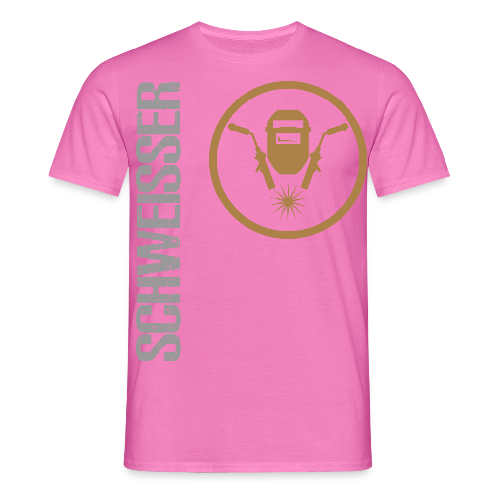 Unisex T-Shirt "Schweisser" Pink Männer T-Shirt