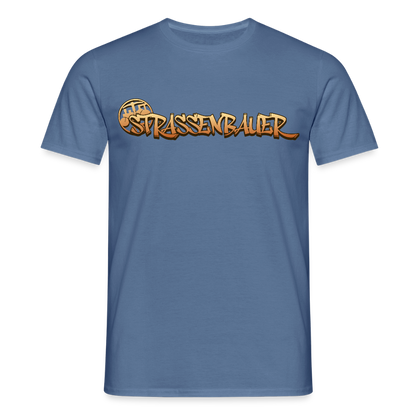 Unisex T-Shirt "Strassenbauer" Taubenblau Männer T-Shirt