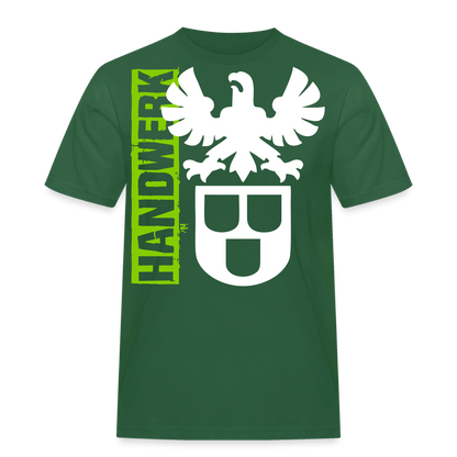 Unisex Workwear T-Shirt "Maler&Lackierer" Flaschengrün Männer Workwear T-Shirt