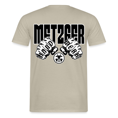 Unisex T-Shirt "Metzger" - Sandbeige