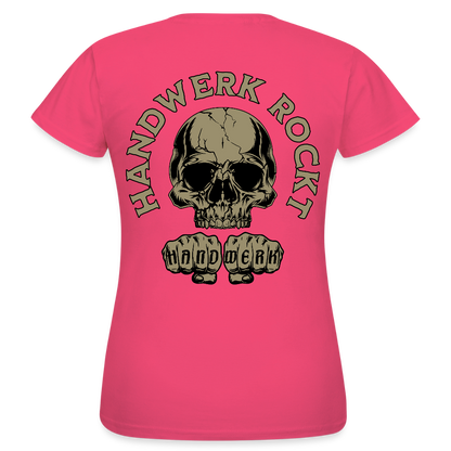 Frauen T-Shirt "Handwerk-Rockt" (beidseitig bedruckt) - Azalea