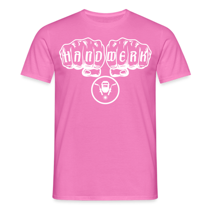 Unisex T-Shirt "Schweisser" Pink Männer T-Shirt