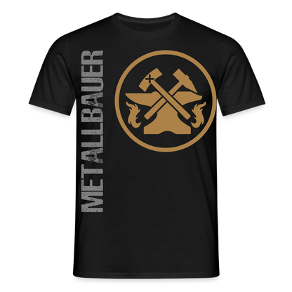 Unisex T-Shirt "Metallbauer" Schwarz Männer T-Shirt