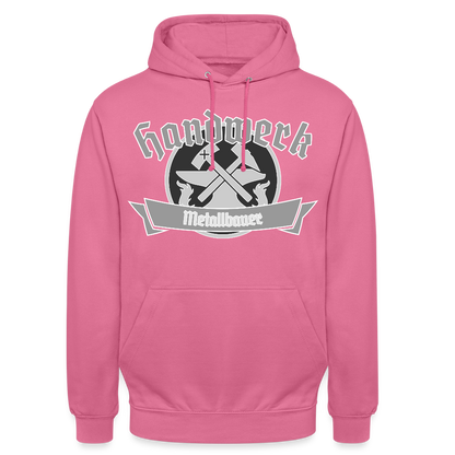 Unisex Hoodie "Metallbauer" Pink Unisex Hoodie