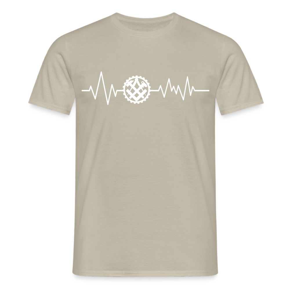 Unisex T-Shirt "Mechaniker" Sandbeige Männer T-Shirt