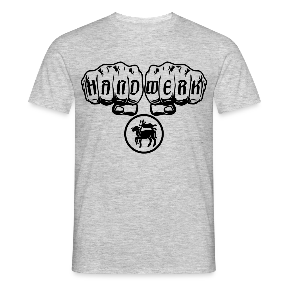 Unisex T-Shirt "Fleischer" Grau meliert Männer T-Shirt