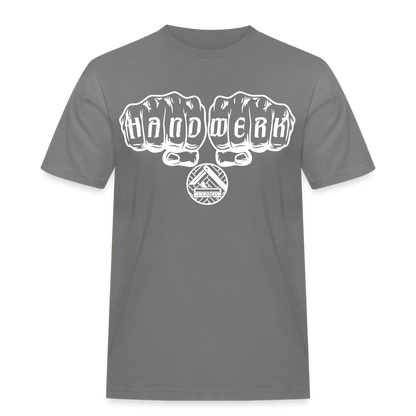 Männer Workwear T-Shirt "Parkettleger" Grau Männer Workwear T-Shirt