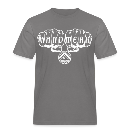 Männer Workwear T-Shirt "Parkettleger" - Grau