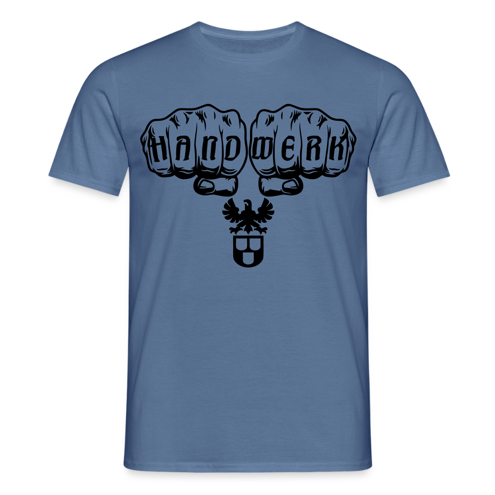 Unisex T-Shirt "Maler" Taubenblau Männer T-Shirt
