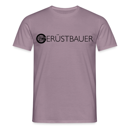 Unisex T-Shirt "Gerüstbauer" Lilagrau Männer T-Shirt