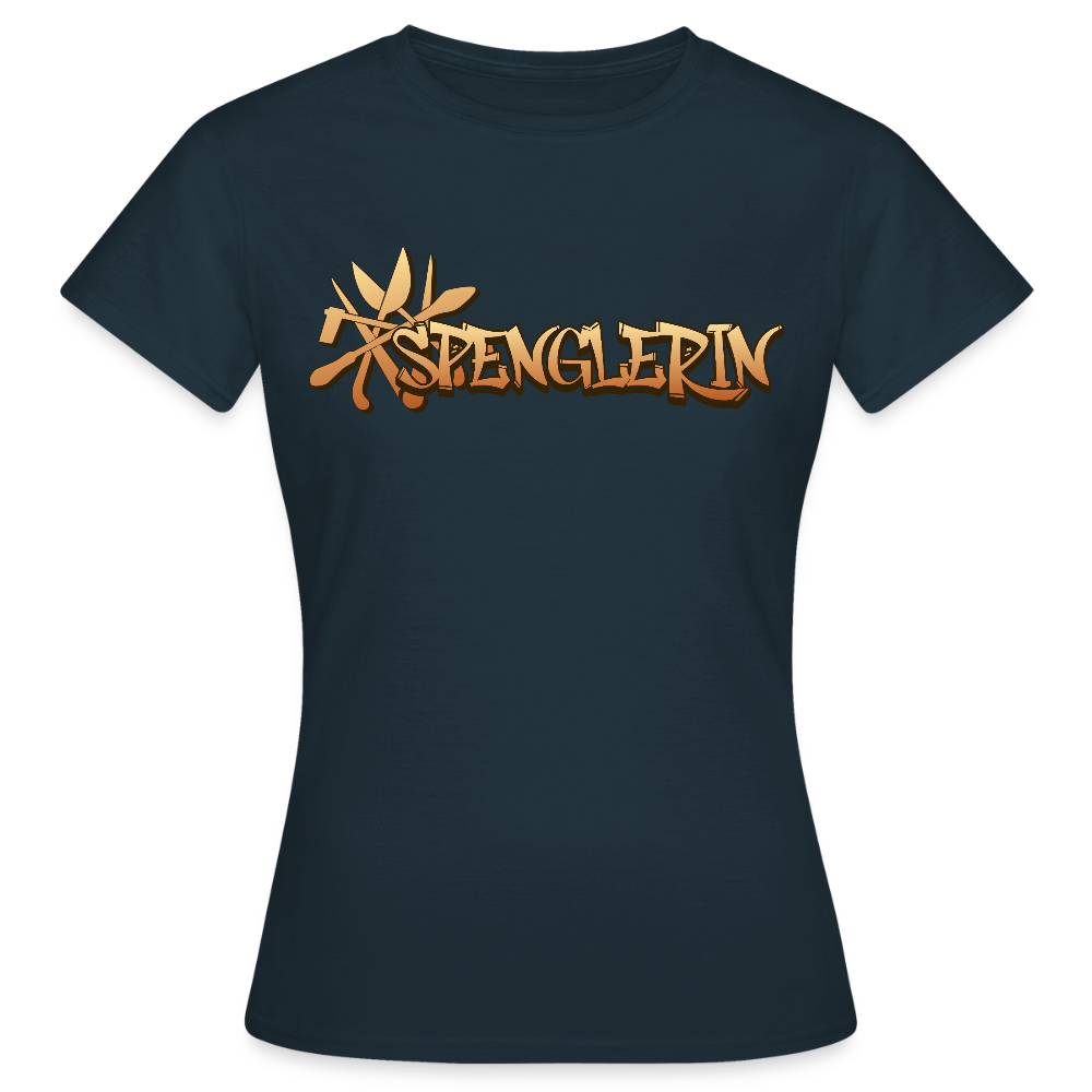 Frauen T-Shirt "Spenglerin" - Navy