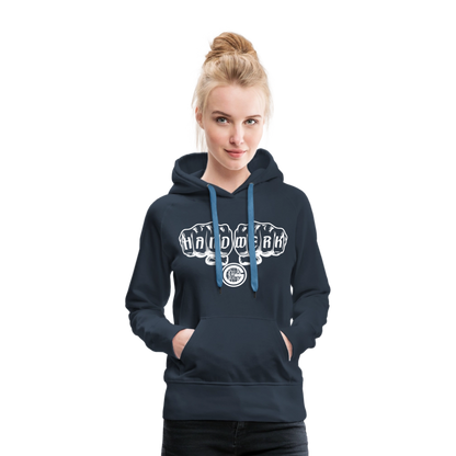Frauen Premium Hoodie "Gerüstbauer" - Navy