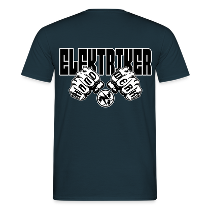 Unisex T-Shirt "Elektriker" Navy Männer T-Shirt