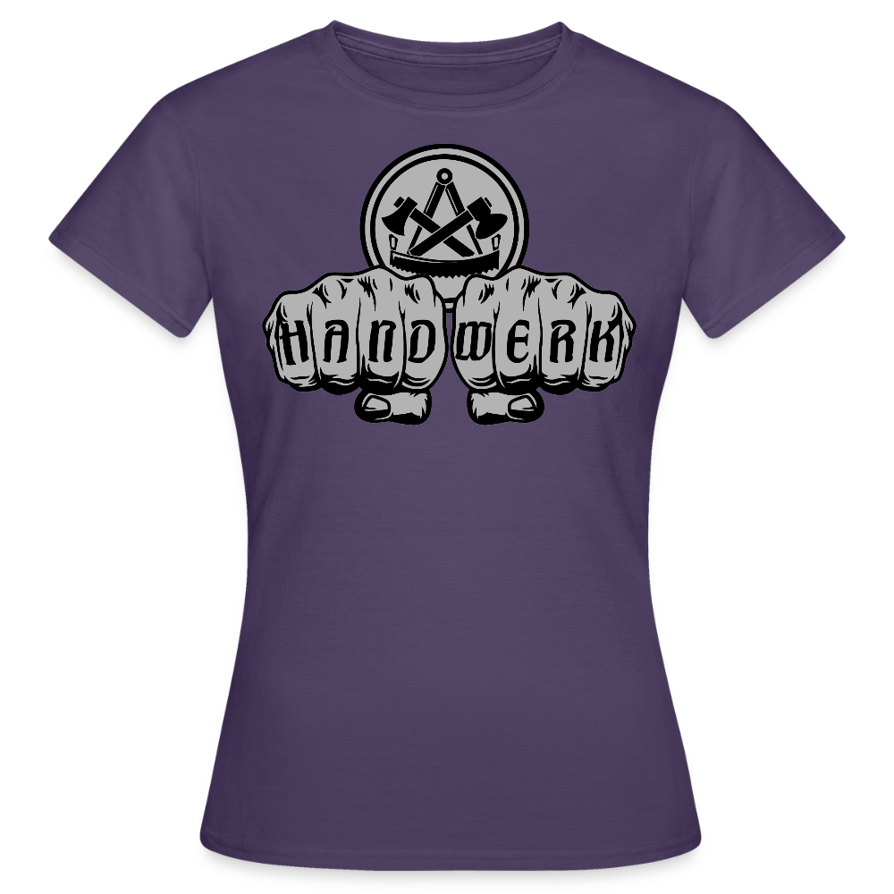 Frauen T-Shirt "Zimmermann" Dunkellila Frauen T-Shirt