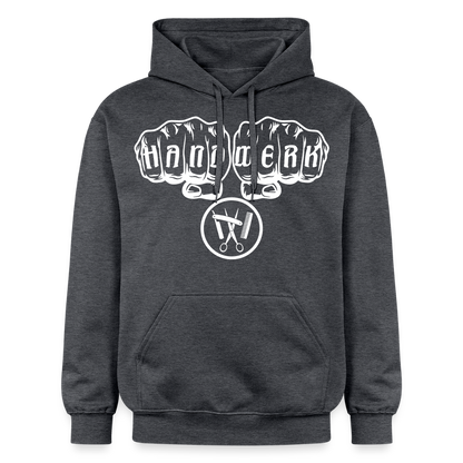 Gildan Unisex Softstyle® "Friseur" Dunkelgrau meliert Gildan Unisex Softstyle® Midweight Hoodie