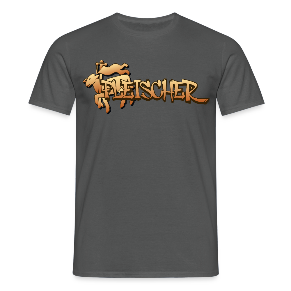 Unisex T-Shirt "Fleischer" Anthrazit Männer T-Shirt