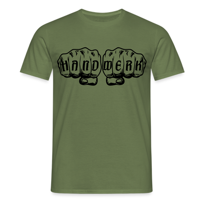 Unisex T-Shirt "Handwerk" Militärgrün Männer T-Shirt