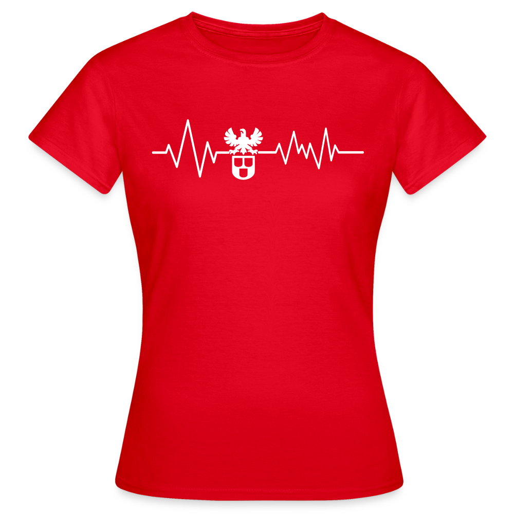 Frauen T-Shirt "Maler" Rot Frauen T-Shirt