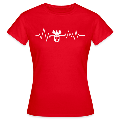 Frauen T-Shirt "Maler" Rot Frauen T-Shirt
