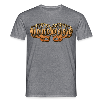Unisex T-Shirt "Handwerk" Graphit meliert Männer T-Shirt