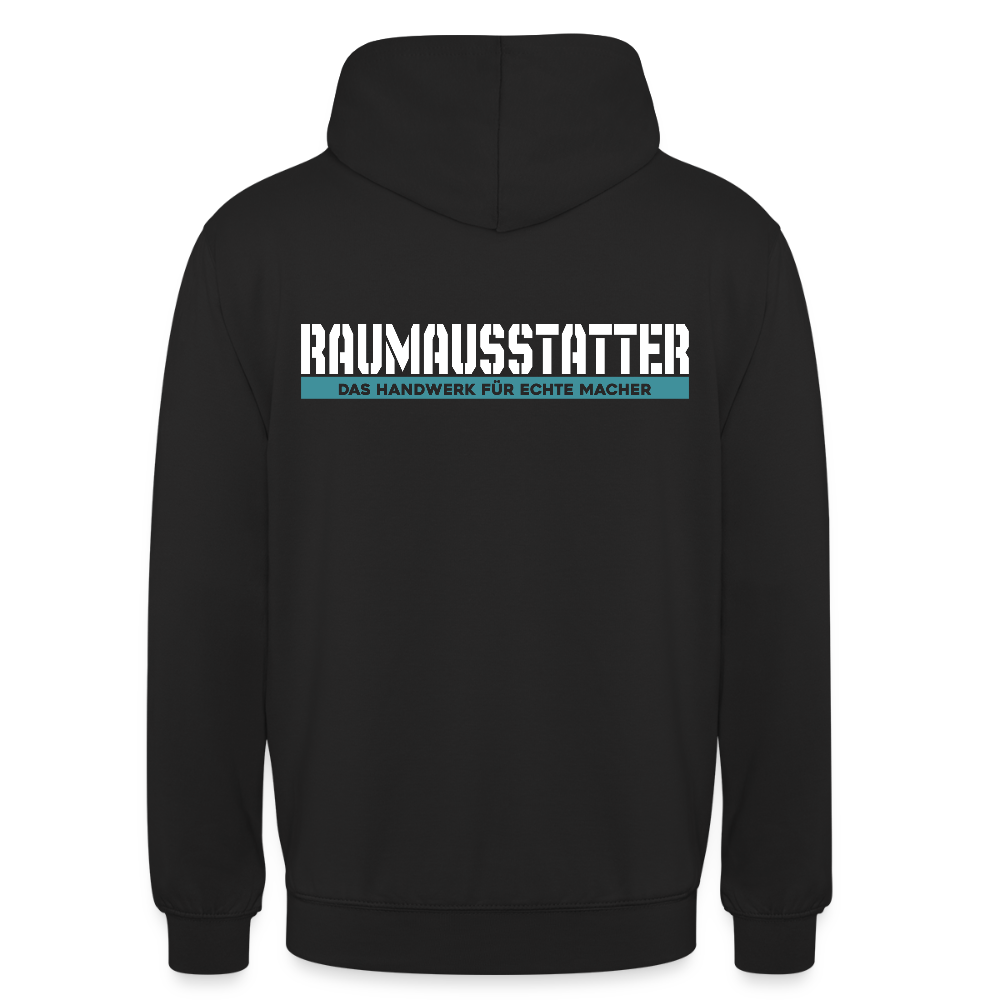 Unisex Hoodie HW-300 | MACHER "Raumausstatter" Schwarz Unisex Hoodie {{ color }}