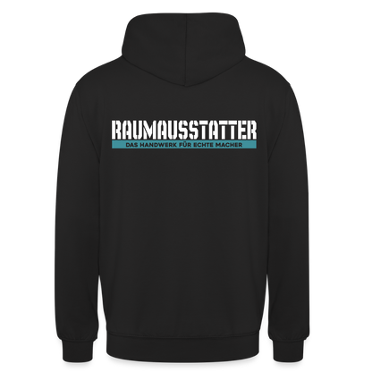 Unisex Hoodie HW-300 | MACHER "Raumausstatter" Schwarz Unisex Hoodie {{ color }}