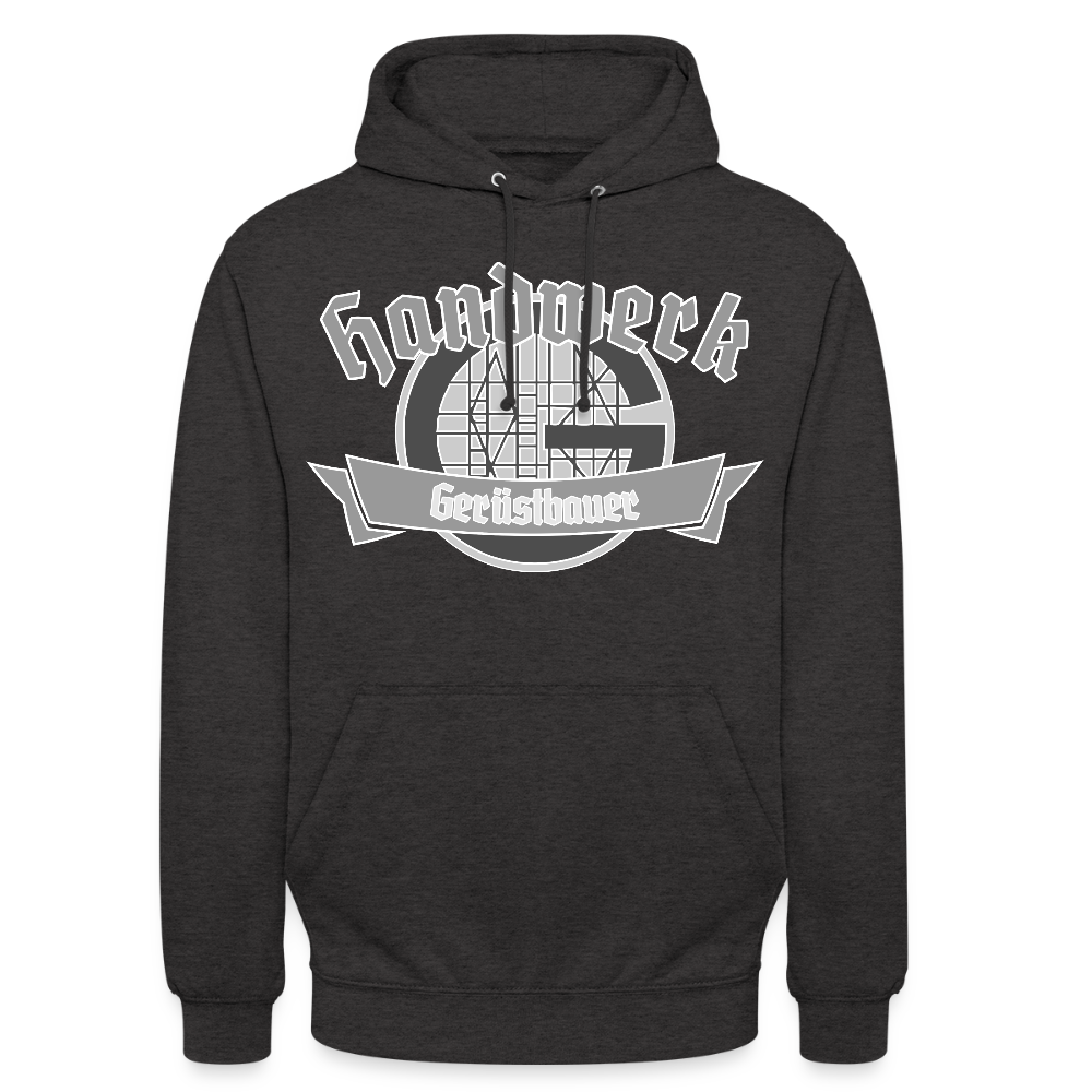 Unisex Hoodie "Gerüstbauer" - Anthrazit