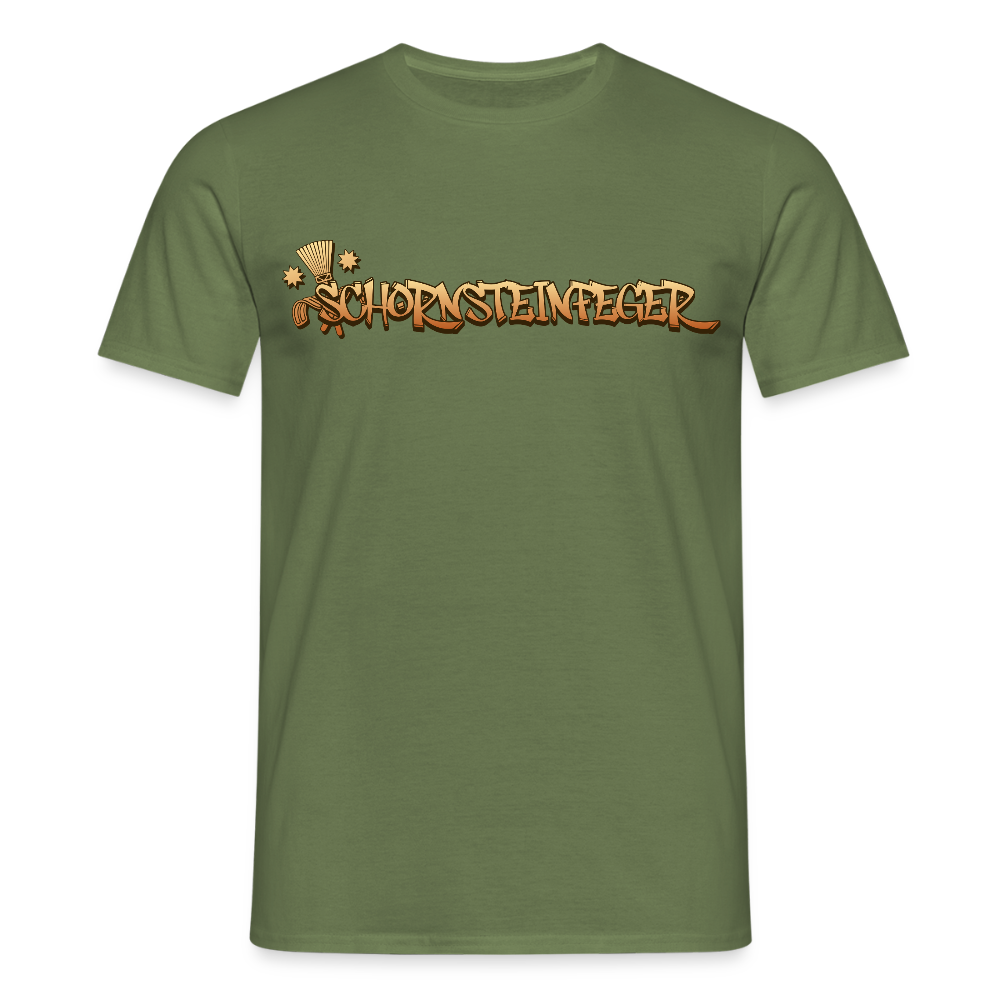 Unisex T-Shirt "Schornsteinfeger" Militärgrün Männer T-Shirt