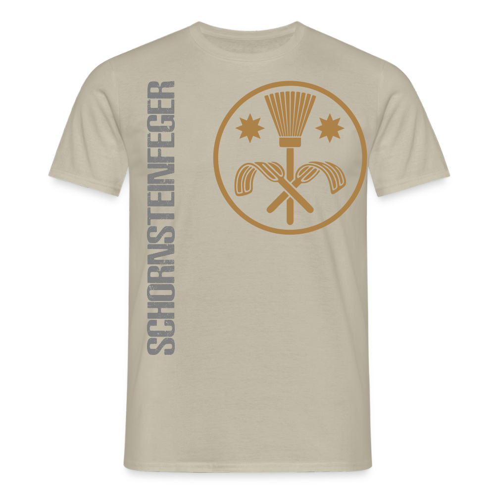 Unisex T-Shirt "Schornsteinfeger" Sandbeige Männer T-Shirt