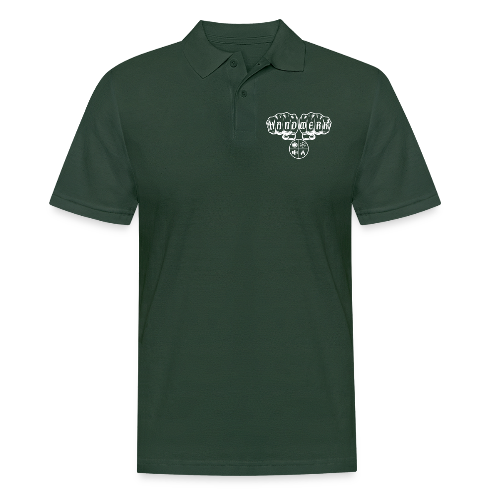 Männer Poloshirt "Isolierer" Tannengrün Männer Poloshirt