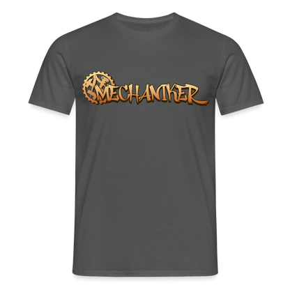 Unisex T-Shirt "Mechaniker" Anthrazit Männer T-Shirt