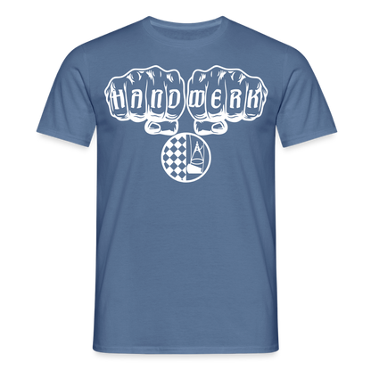 Unisex T-Shirt "Bodenleger" Taubenblau Männer T-Shirt