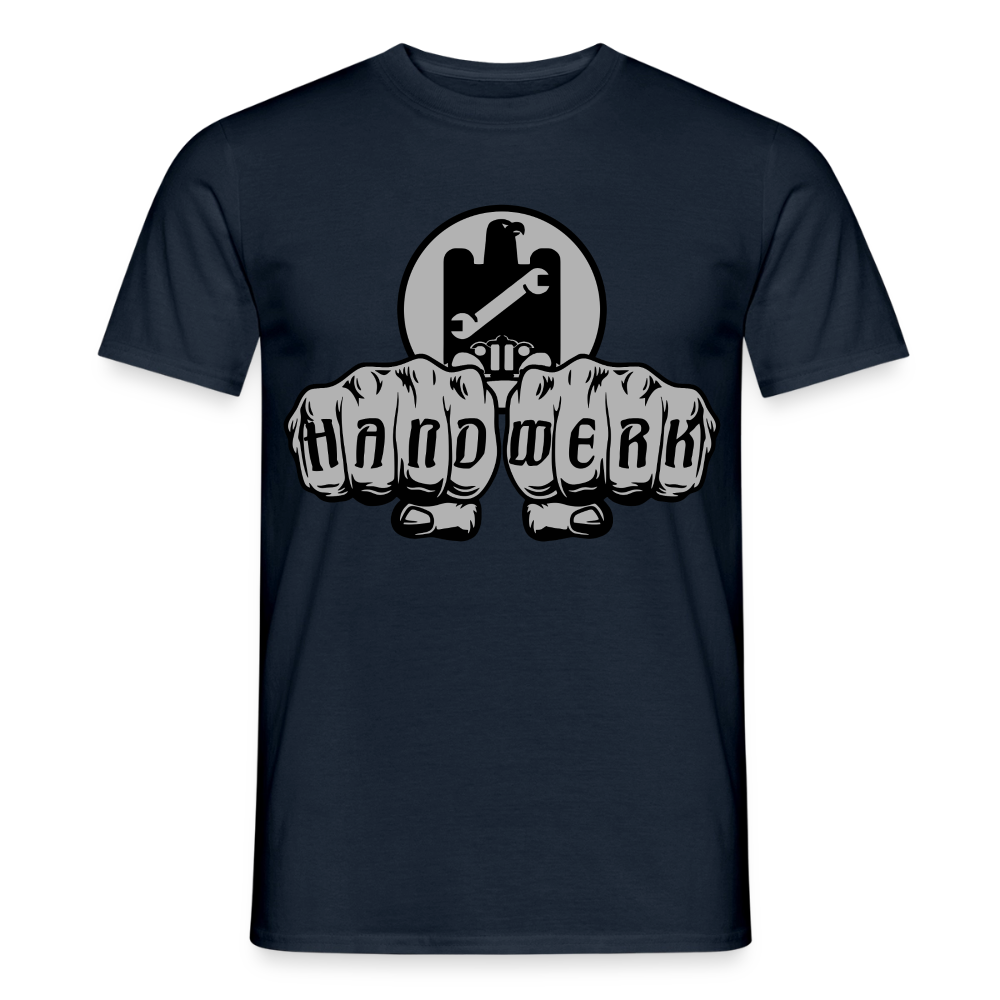 Unisex T-Shirt "KFZ-Mechaniker" von Spreadconnect, graues Männer T-Shirt mit mechanischem Auto-Design, bequem und stylisch.