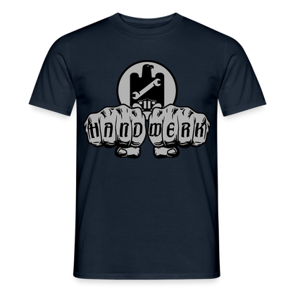 Unisex T-Shirt "KFZ-Mechaniker" von Spreadconnect, graues Männer T-Shirt mit mechanischem Auto-Design, bequem und stylisch.