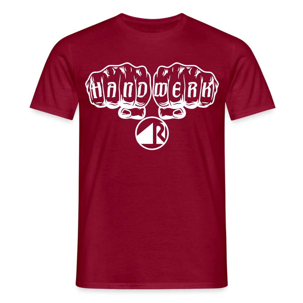 Unisex T-Shirt "Raumausstatter" Ziegelrot Männer T-Shirt
