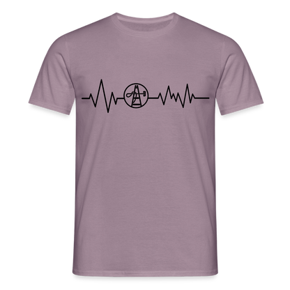 Unisex T-Shirt "Gebäudereiniger" Lilagrau Männer T-Shirt