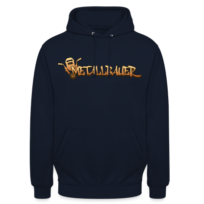 Unisex Hoodie"Metallbauer" Navy Unisex Hoodie