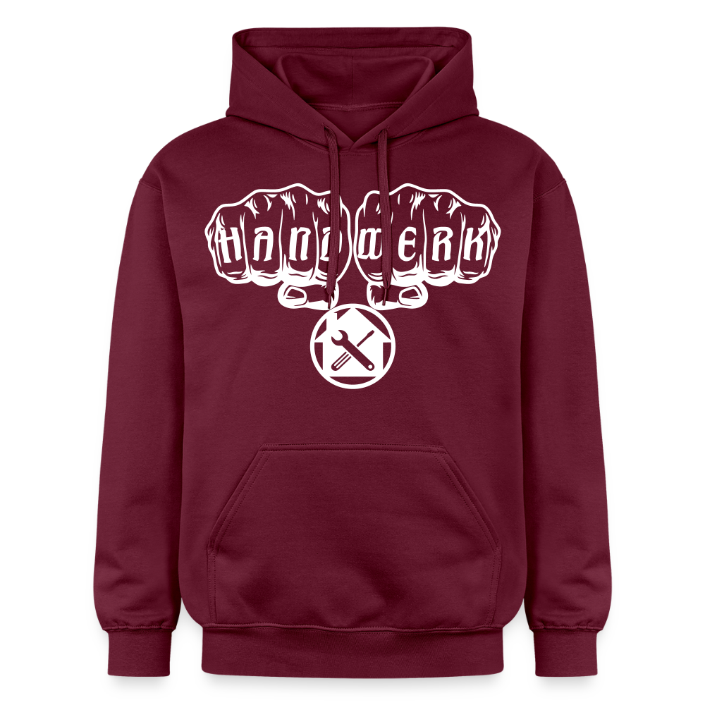 Gildan Unisex Softstyle® "Hausmeister" Maroon Gildan Unisex Softstyle® Midweight Hoodie