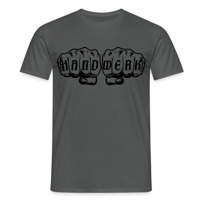 Unisex T-Shirt "Handwerk" Anthrazit Männer T-Shirt