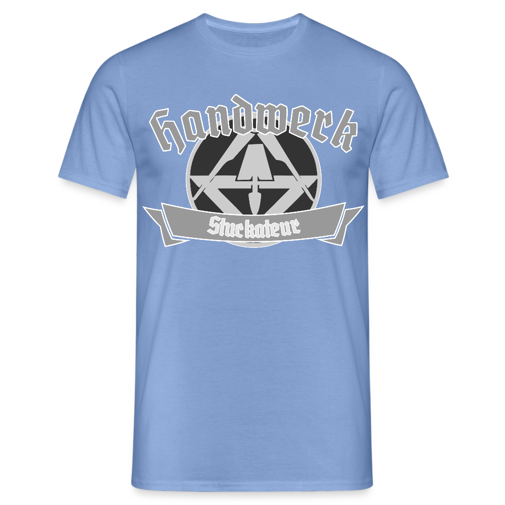 Unisex T-Shirt "Stuckateur" carolina blue Männer T-Shirt