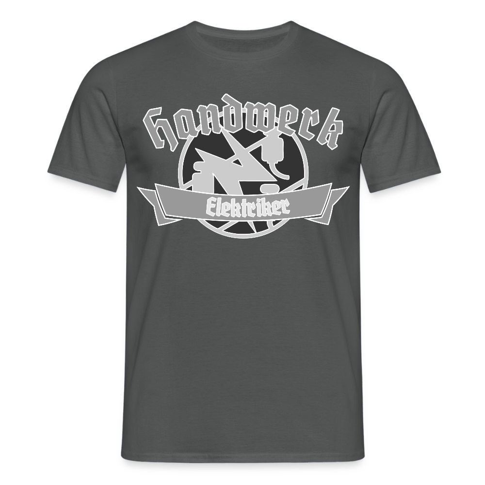 Unisex T-Shirt "Elektriker" Anthrazit Männer T-Shirt
