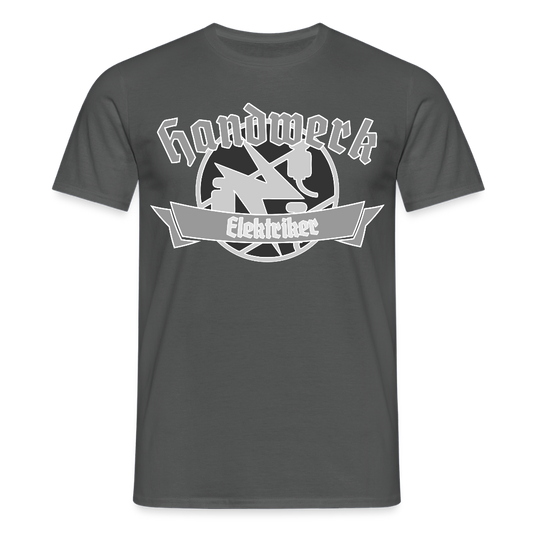 Unisex T-Shirt "Elektriker" Anthrazit Männer T-Shirt