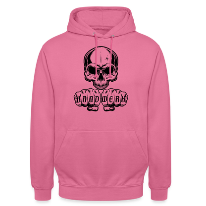 Unisex Hoodie "Skull-Handwerk" Pink Unisex Hoodie