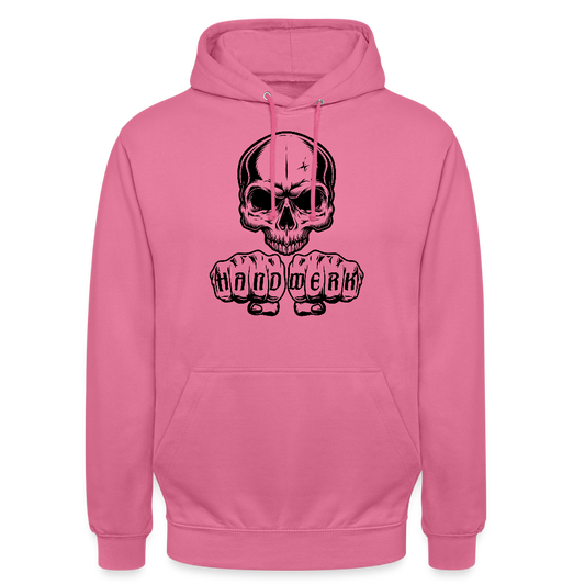 Unisex Hoodie "Skull-Handwerk" Pink Unisex Hoodie