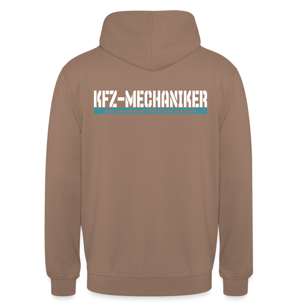 Unisex Hoodie HW-300 | MACHER "KFZ-Mechaniker" Mokka Unisex Hoodie {{ color }}