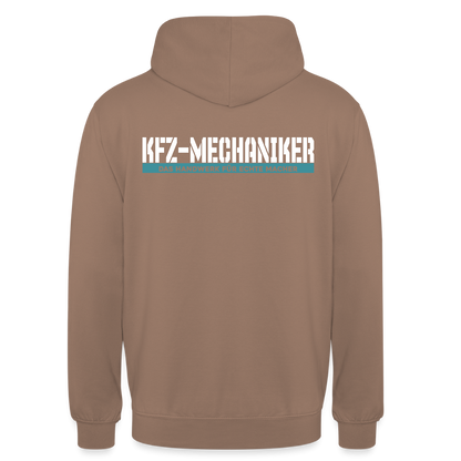 Unisex Hoodie HW-300 | MACHER "KFZ-Mechaniker" Mokka Unisex Hoodie {{ color }}